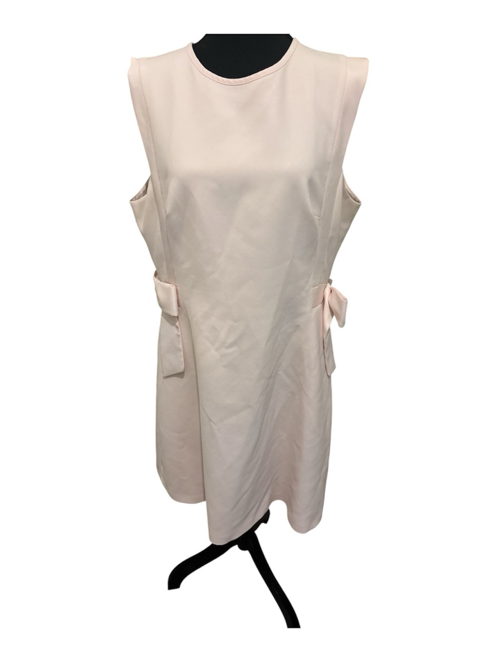 Ted Baker Pale Blush Side-Tie Mini Dress